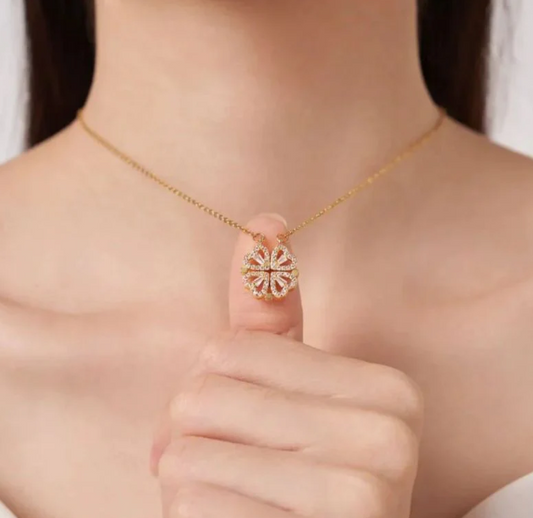 Collar Trébol de Corazones